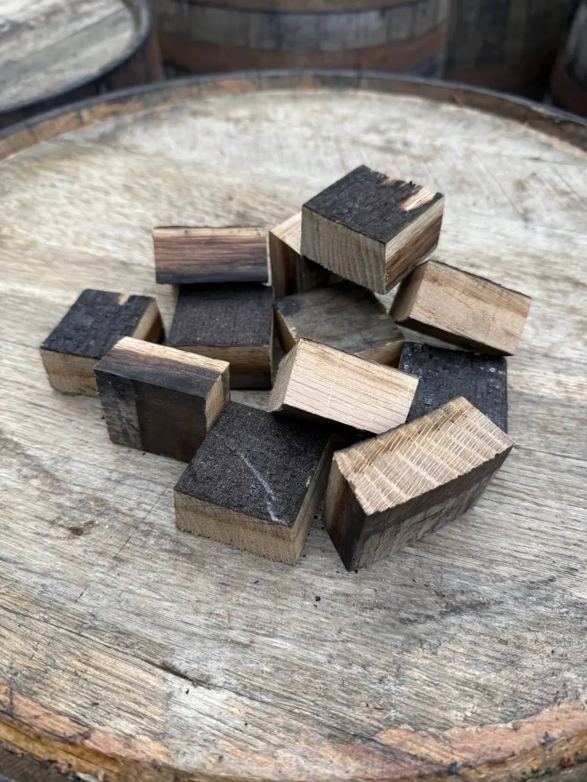 Bourbon Barrel Smoker Chunks - Island Barrel Company