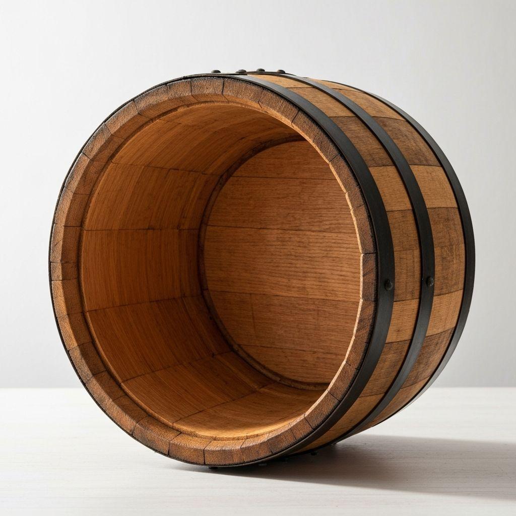 Half Whiskey Barrel